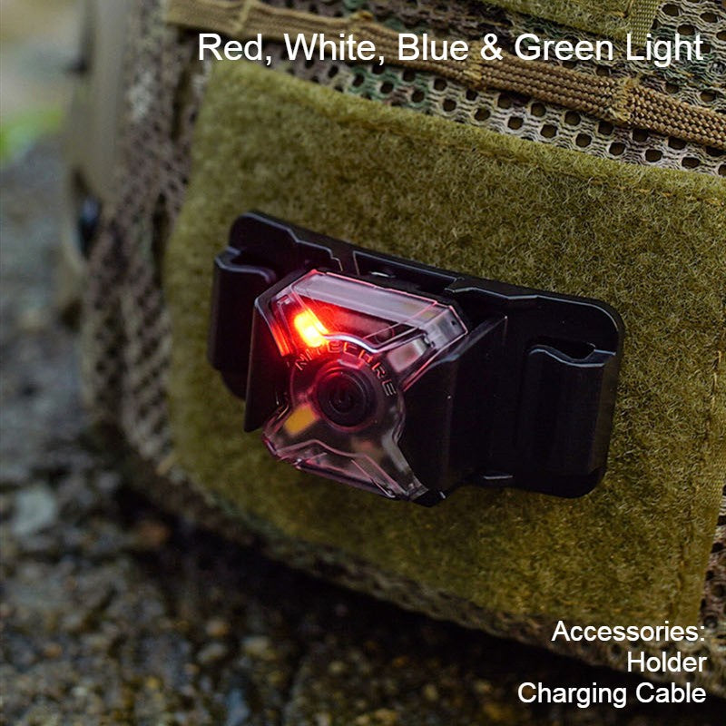 Avtoit | Mini Portable Rechargeable Headlamp, with Headband & Bike Stand Set, for Camping, Cycling & More