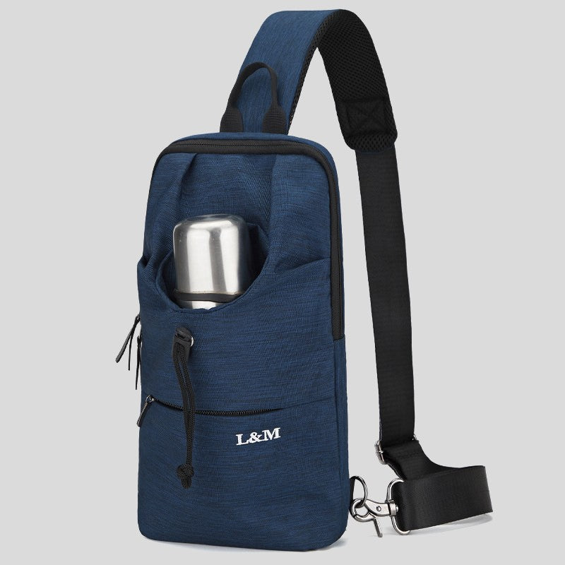 Avtoit | Portable Waterproof Sling Bag with Cup Holder, for Travel, Biking, Gym & More