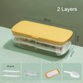 Avtoit | 2-Tier 48 Grids Ice Cube Tray, with Clear Ice Cube Storage Box