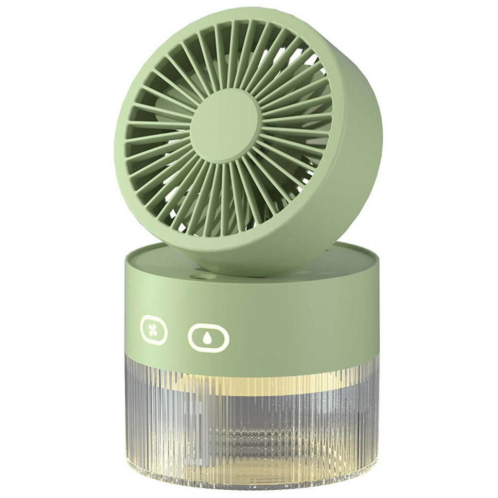 Avtoit | Mini Foldable USB Warm Light Spray Fan