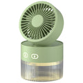 Avtoit | Mini Foldable USB Warm Light Spray Fan