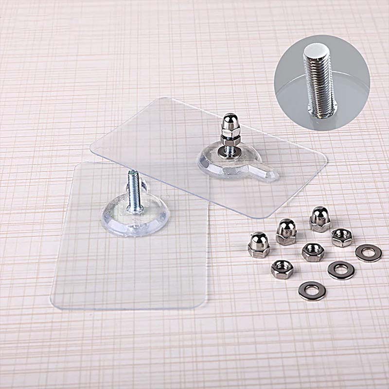 Reusable Self-Adhesive Wall Hooks, 10 or 20 Pieces