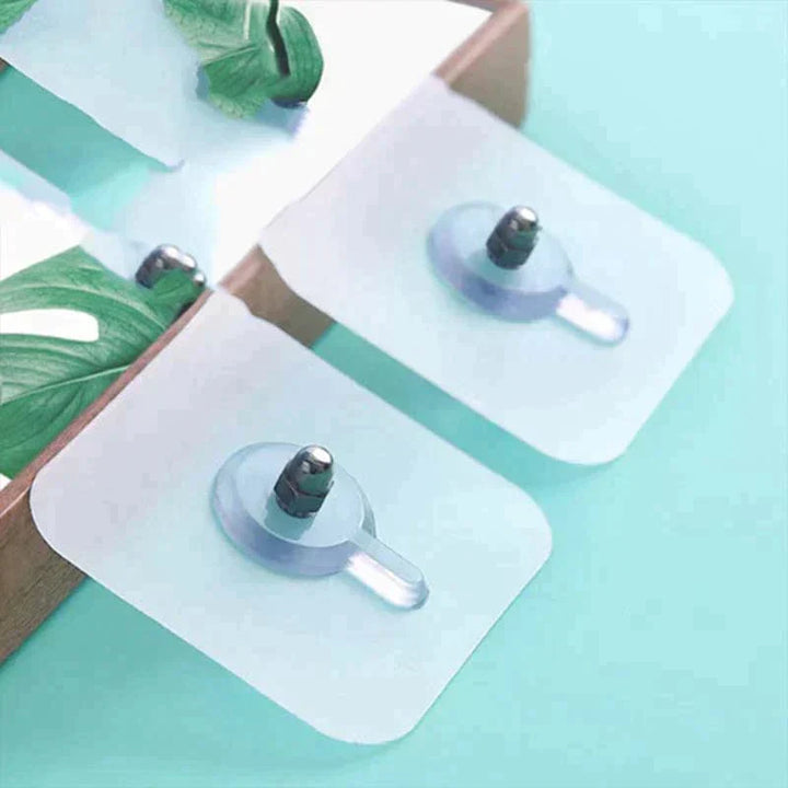 Reusable Self-Adhesive Wall Hooks, 10 or 20 Pieces