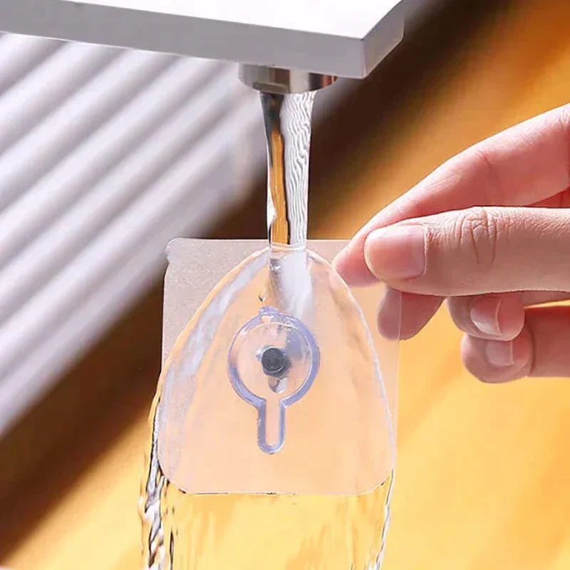 Reusable Self-Adhesive Wall Hooks, 10 or 20 Pieces