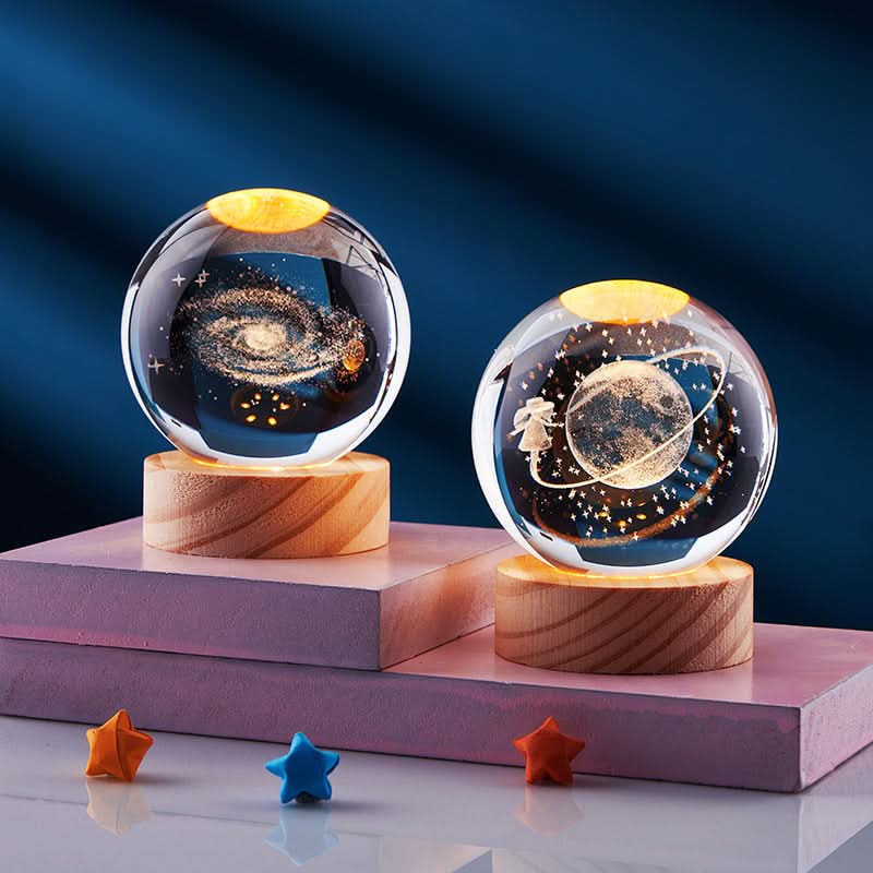 Avtoit | Elegant 3D LED Night Light with Sparkling Star Effect