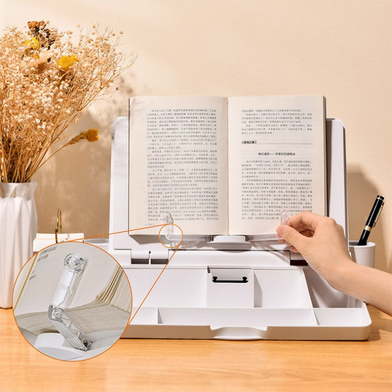Avtoit | Three-In-One Reading Stand, Whiteboard, And Storage Box Desktop Holder