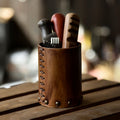 Avtoit | Handcrafted Vegetable Tanned Leather Pen Holder Desktop Ornament