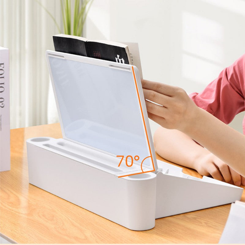 Avtoit | Three-In-One Reading Stand, Whiteboard, And Storage Box Desktop Holder
