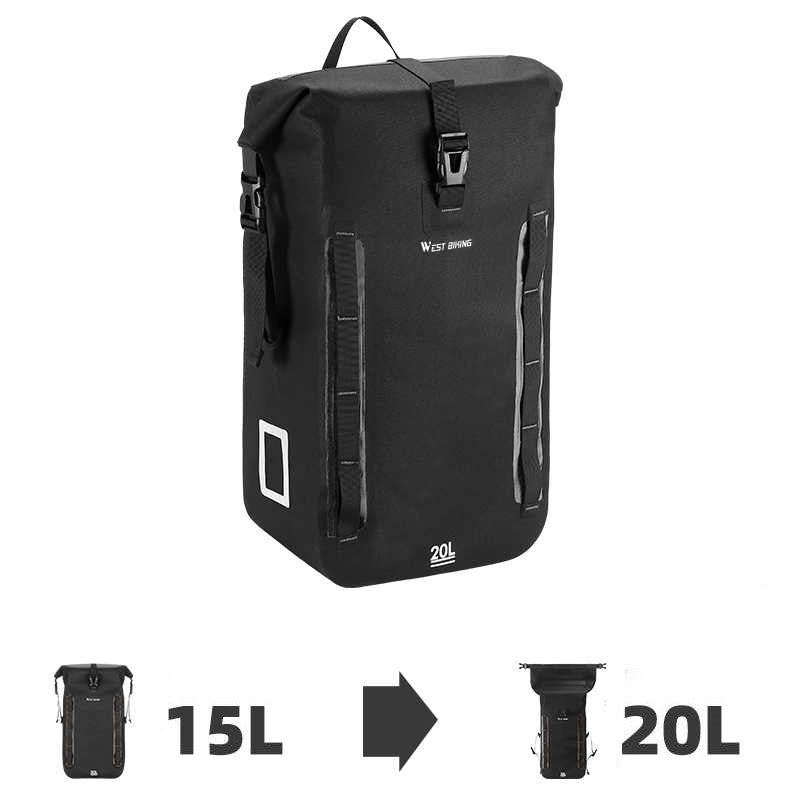 Avtoit | Waterproof Expandable Pannier Bag For Bicycle Rear Seat