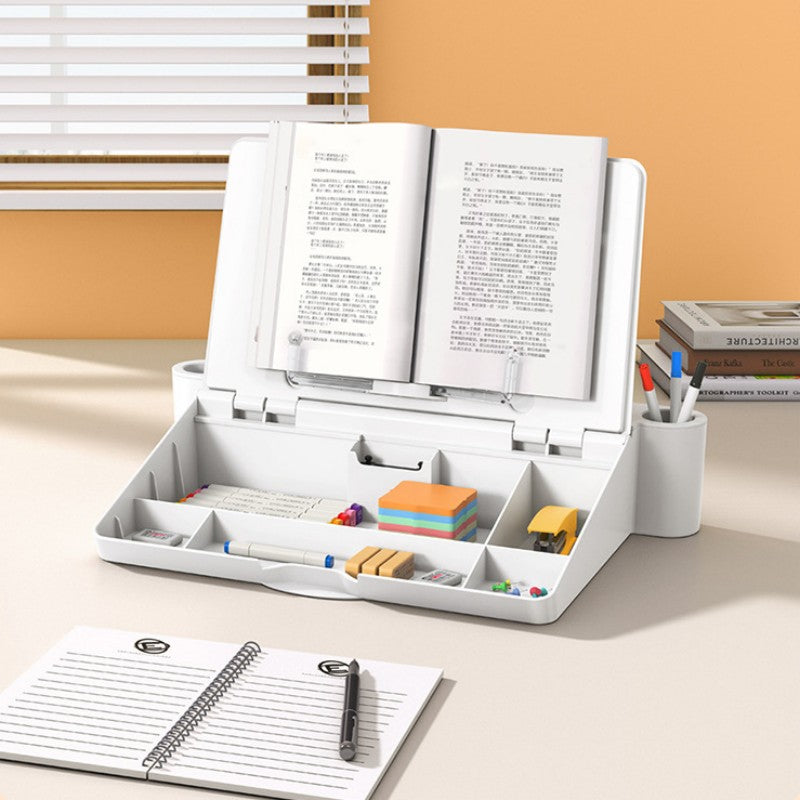 Avtoit | Three-In-One Reading Stand, Whiteboard, And Storage Box Desktop Holder