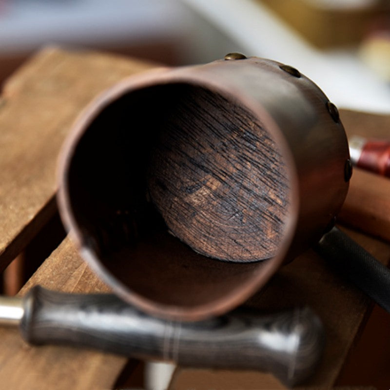 Avtoit | Handcrafted Vegetable Tanned Leather Pen Holder Desktop Ornament