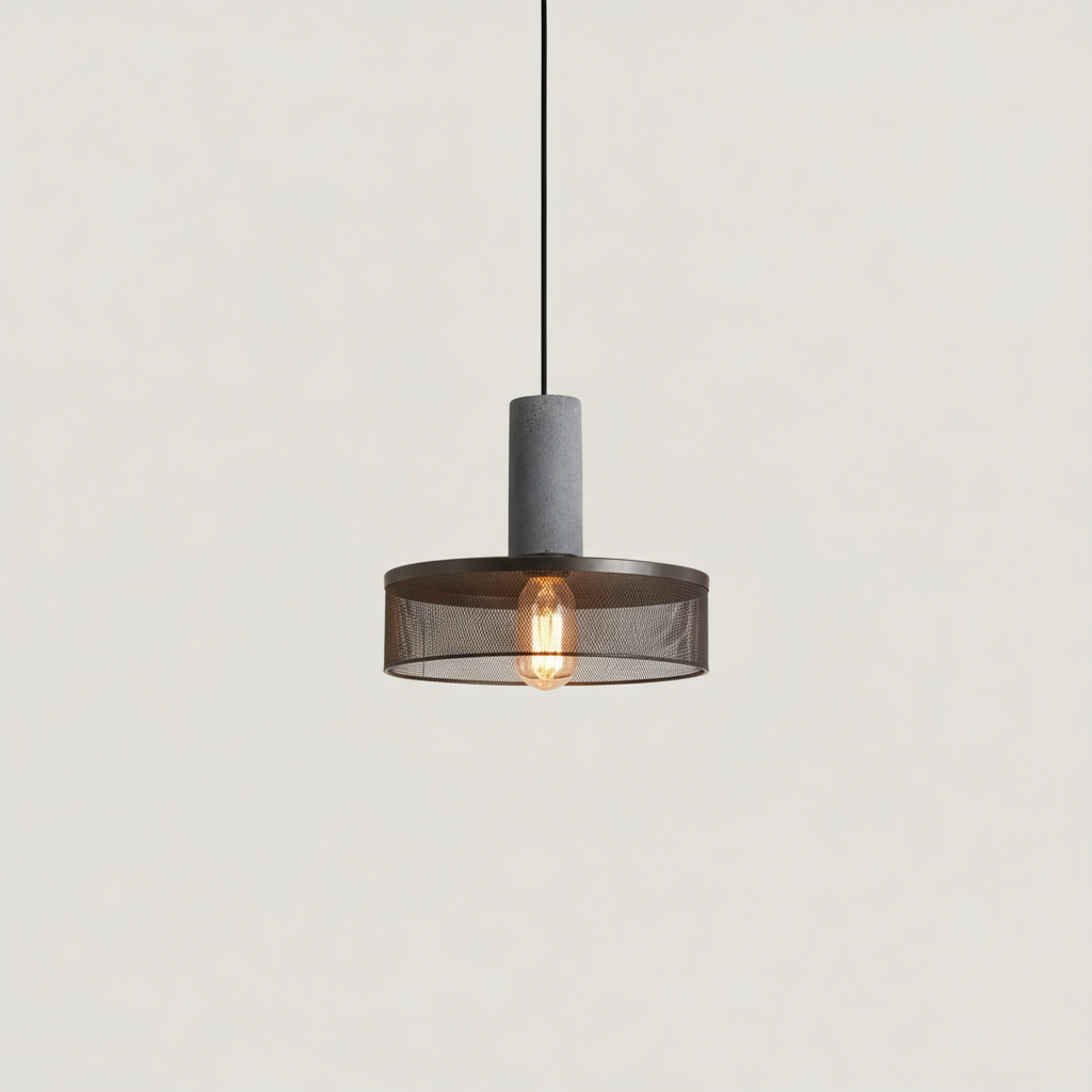 Avtoit | Betono_C | Industrial LED pendant light – Concrete & Iron