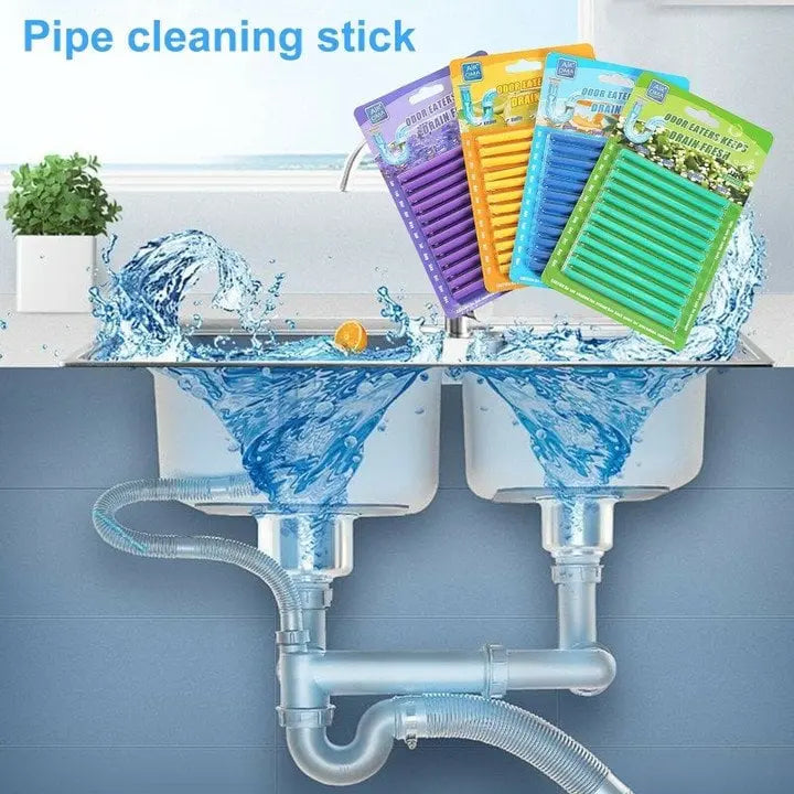 Avtoit | Drain Cleaner Sticks – Breaks down grease, soap, and organic residues (Set of 12)