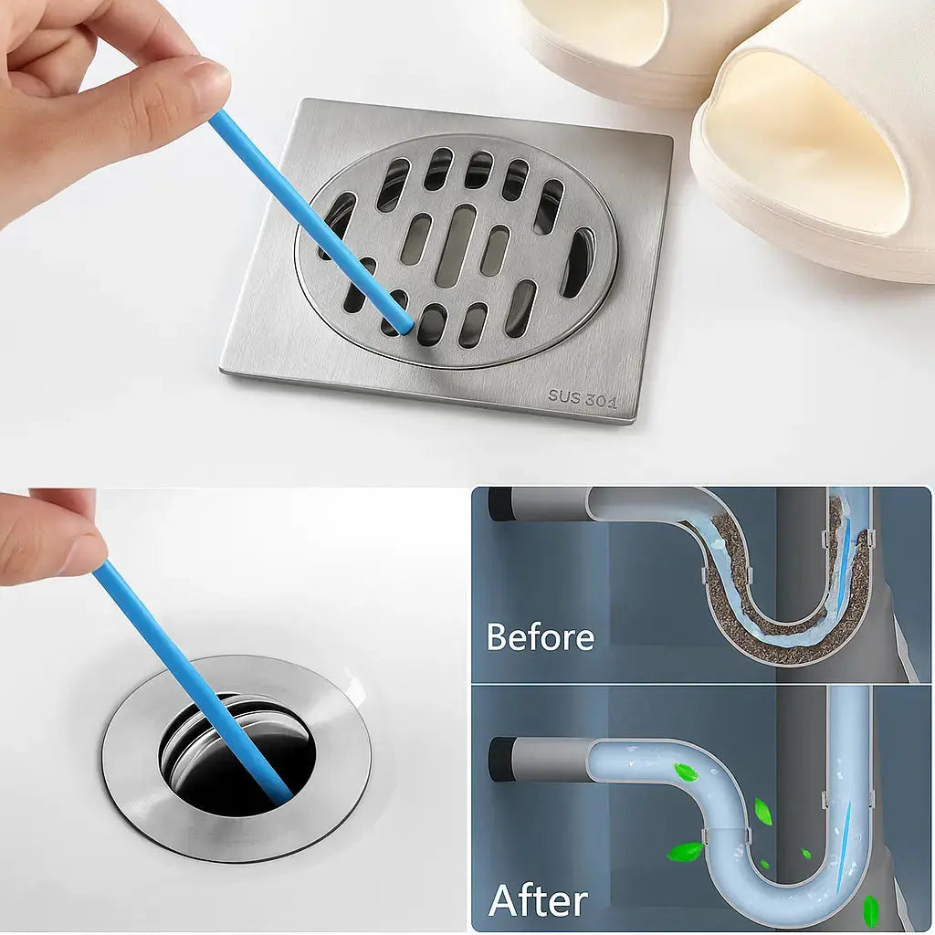 Avtoit | Drain Cleaner Sticks – Breaks down grease, soap, and organic residues (Set of 12)