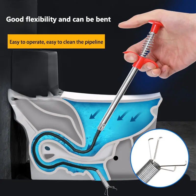 Avtoit | Drain cleaning tool with effortless four-claw design