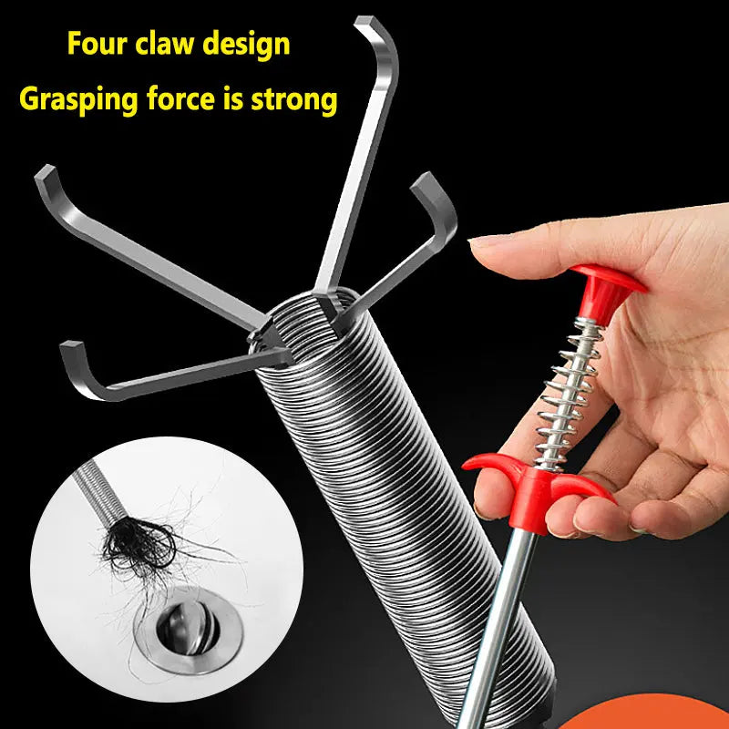 Avtoit | Drain cleaning tool with effortless four-claw design