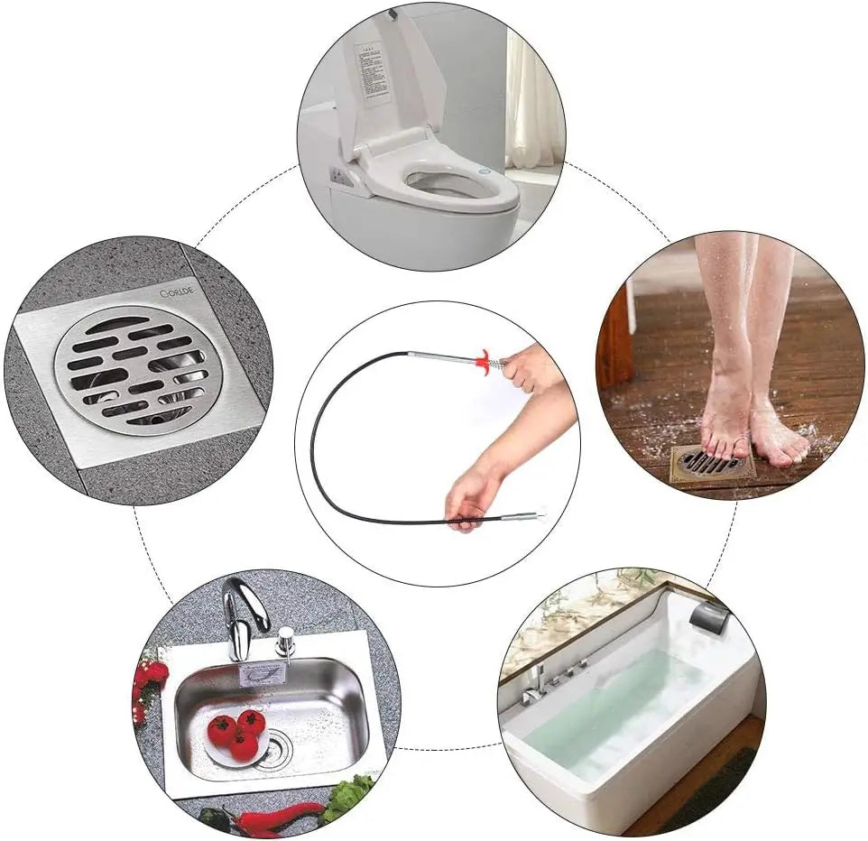 Avtoit | Drain cleaning tool with effortless four-claw design