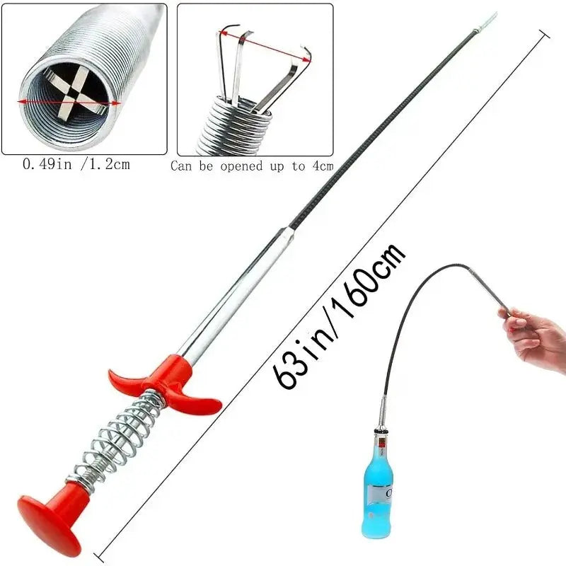 Avtoit | Drain cleaning tool with effortless four-claw design