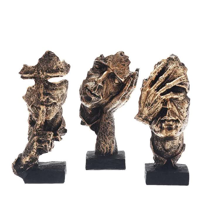 Avtoit | Abstract Golden Sculpture for Timeless Elegance & Modern Design