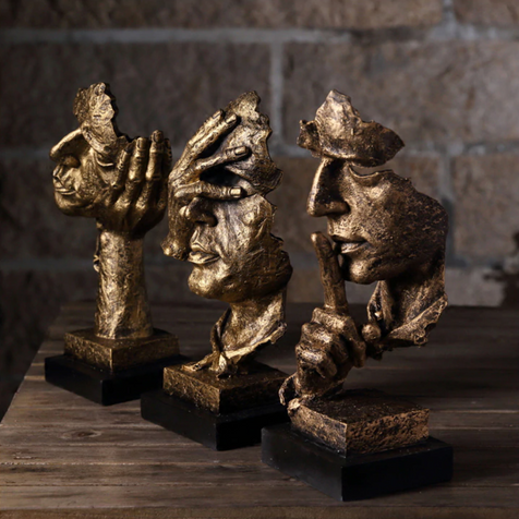 Avtoit | Abstract Golden Sculpture for Timeless Elegance & Modern Design