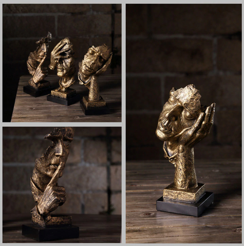 Avtoit | Abstract Golden Sculpture for Timeless Elegance & Modern Design