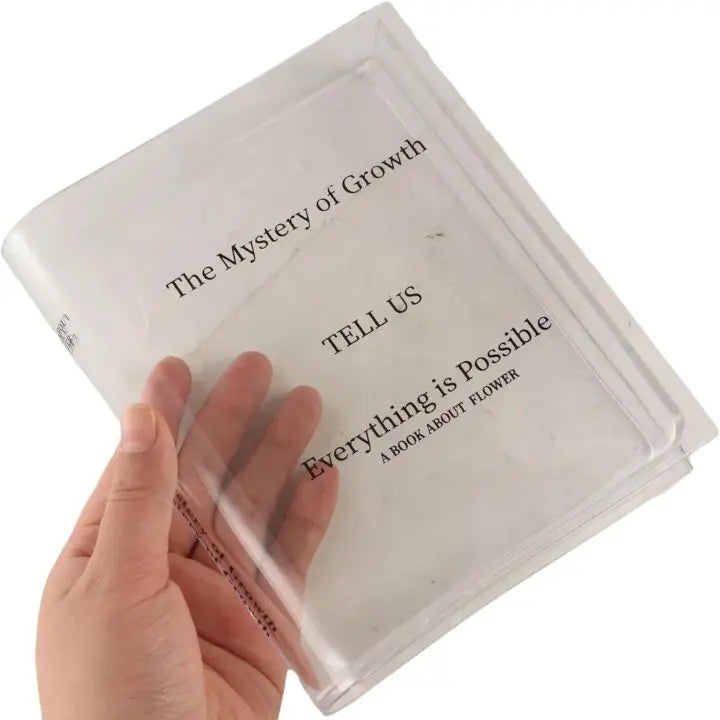 Avtoit | Acrylic Book Vase – Modern Design with Invisible Book Look