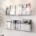 Avtoit | ClearLine – Stylish Acrylic Wall Shelf for Magazines