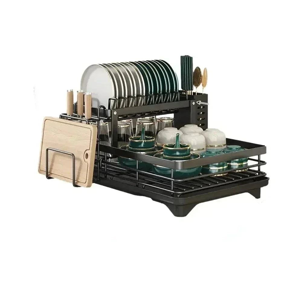 Avtoit | Adjustable Dish Drying Rack – Space-Saving Kitchen Drainer for Small & Large Kitchens