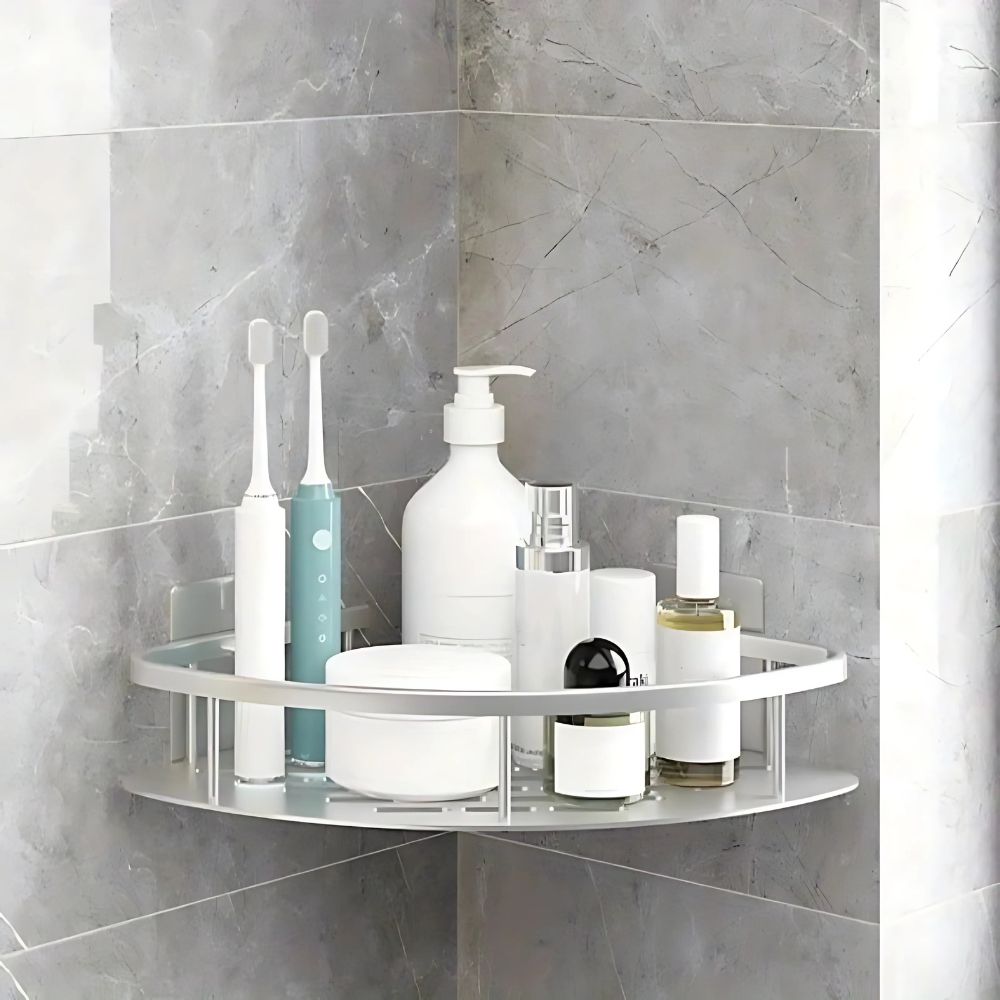 Avtoit | Aluminium Shower Shelf | Self-Adhesive, Rust-Free, Modern
