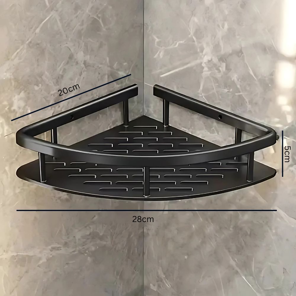 Avtoit | Aluminium Shower Shelf | Self-Adhesive, Rust-Free, Modern