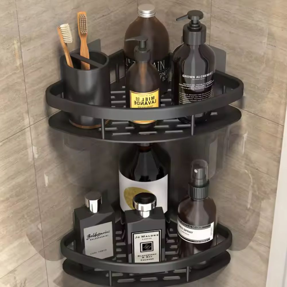 Avtoit | Aluminium Shower Shelf | Self-Adhesive, Rust-Free, Modern