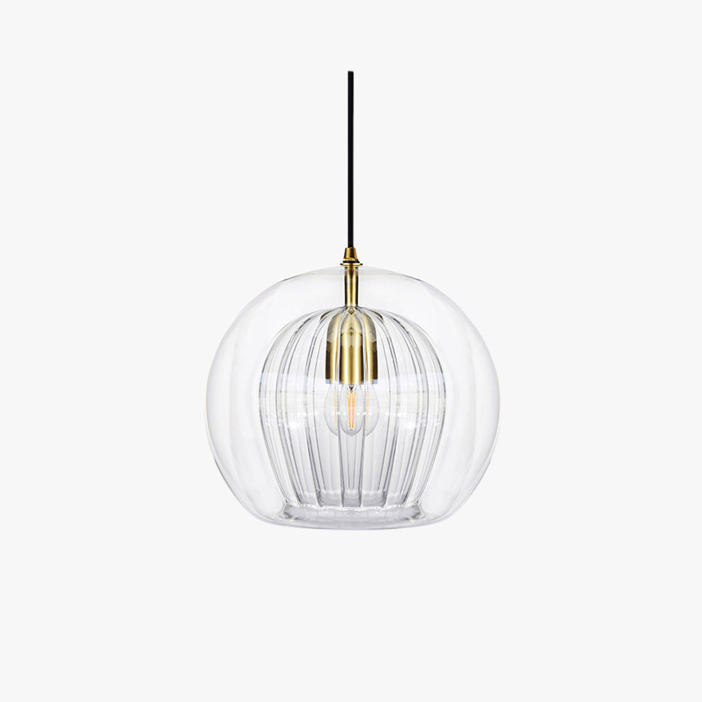 Avtoit | ShineSphere - Amber Pendant Light with Radiant Elegance