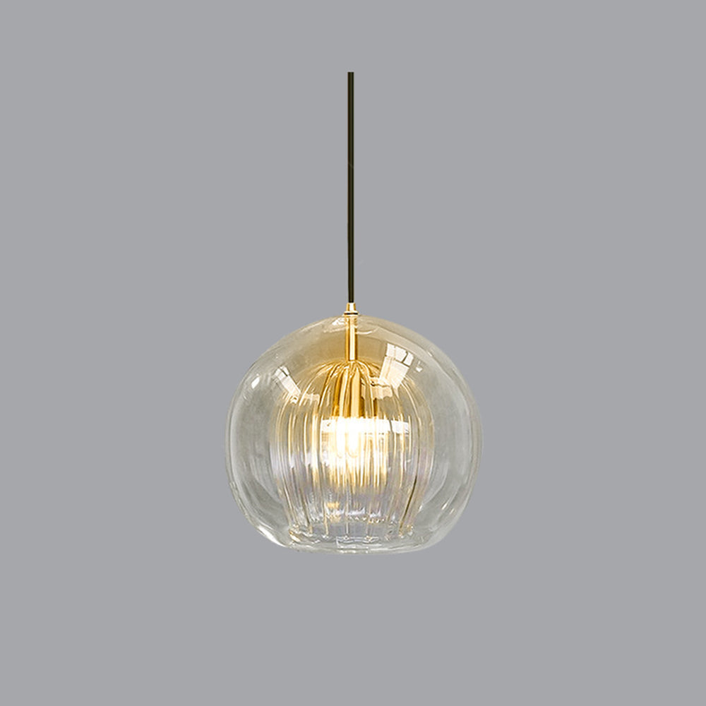 Avtoit | ShineSphere - Amber Pendant Light with Radiant Elegance
