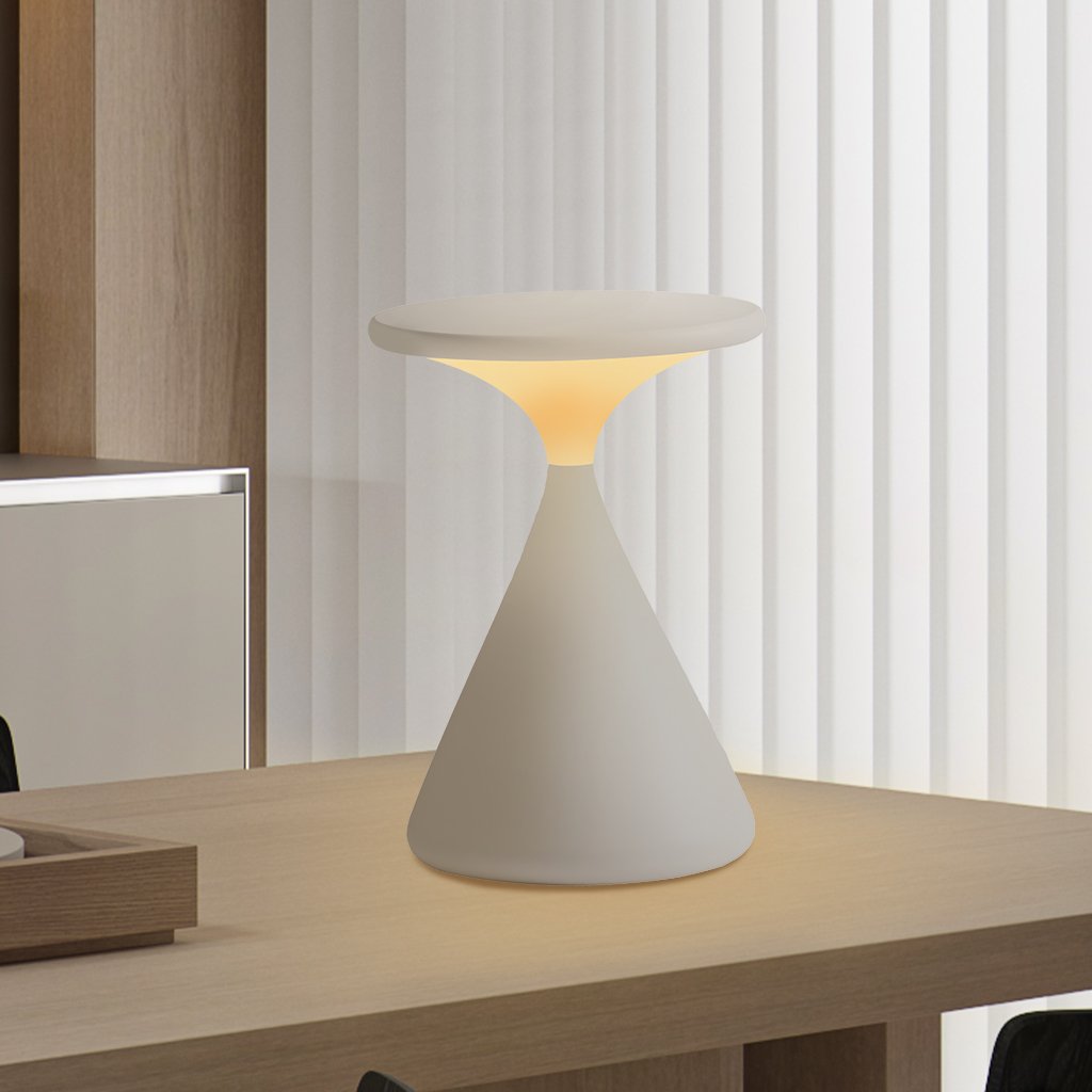 Avtoit | Aeron Hourglass Cordless LED Table Lamp – Rechargeable, Dimmable, Modern Design