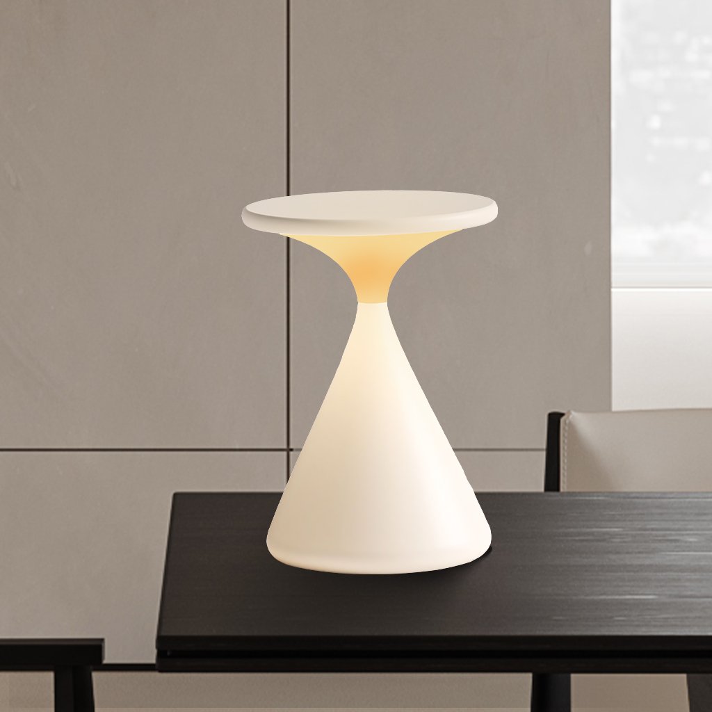 Avtoit | Aeron Hourglass Battery Table Lamp | Dimmable LED Table Lamp Without Cable