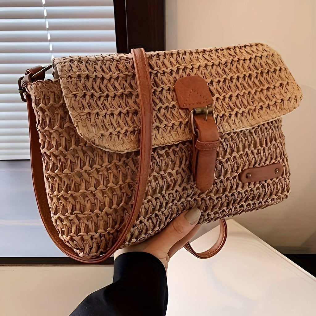 Avtoit | Woven Beach Bag – Lightweight Summer Tote for Beach & Everyday Use