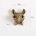 Avtoit | Antique Bronze Resin Animal Pendant Golden Deer Head Wall Storage Hook Background Wall Accessories Decorative Figures