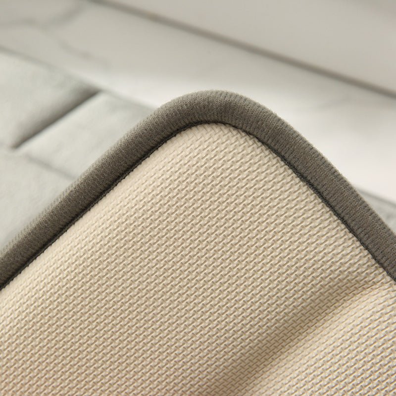 Avtoit | Non-slip Bath Mat Beige Brick Pattern | Bath Mats