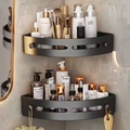 Avtoit | AquaLock Shower Shelf | Shower Tray No Drilling Transparent