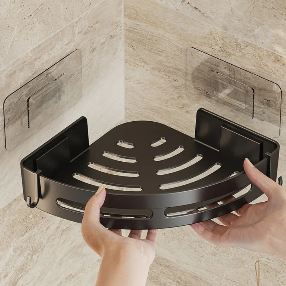 Avtoit | AquaLock Shower Shelf | Shower Tray No Drilling Transparent