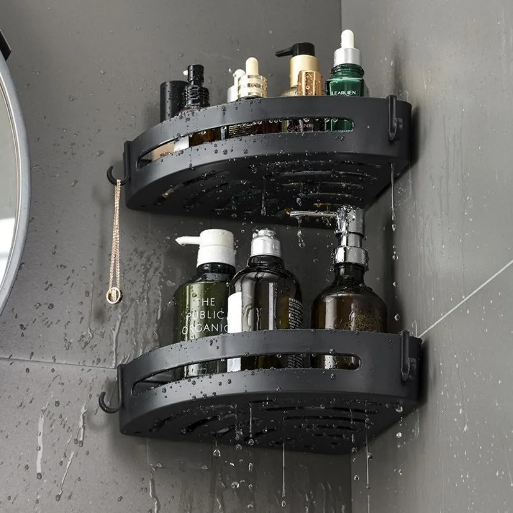Avtoit | AquaLock Shower Shelf | Shower Tray No Drilling Transparent