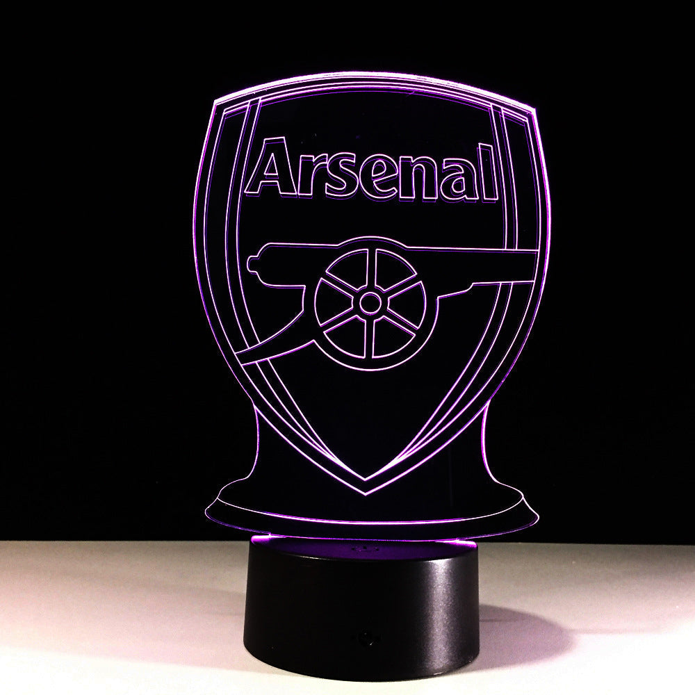 Avtoit | Football Arsenal 3D Optical Illusion Lamp