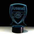 Avtoit | Football Arsenal 3D Optical Illusion Lamp