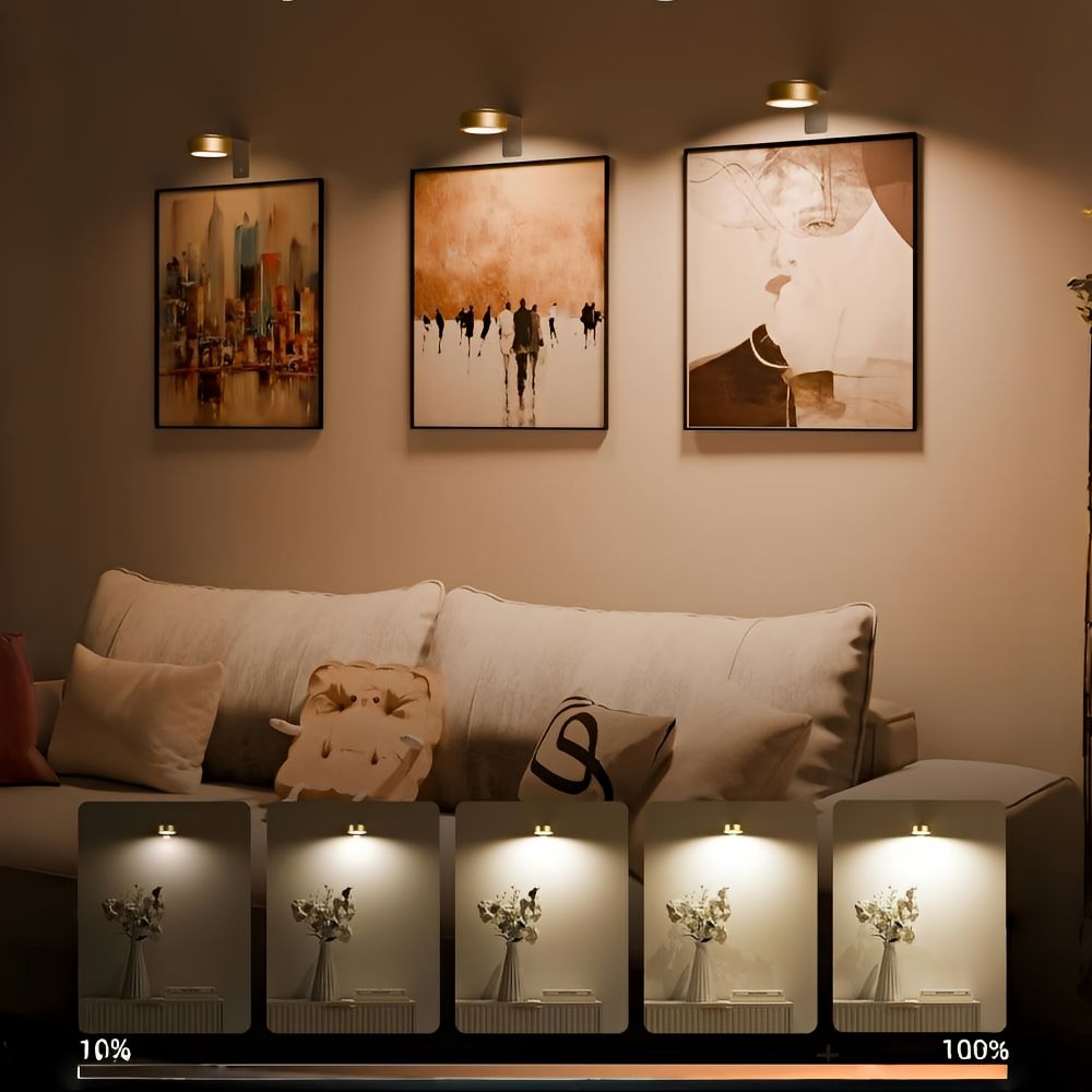 Avtoit | ArtLume | Wireless Rechargeable LED Spotlights for Picture & Artwork Lighting