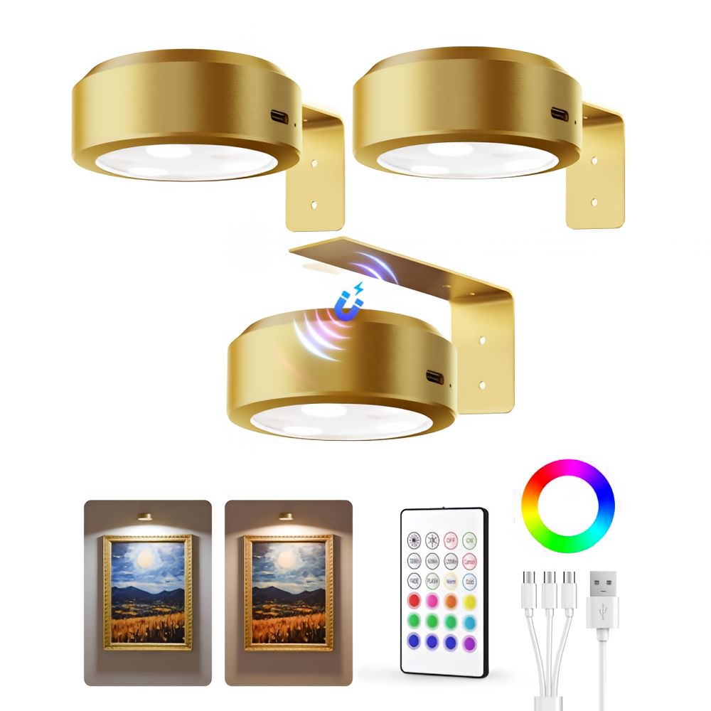 Avtoit | ArtLume | Wireless Rechargeable LED Spotlights for Picture & Artwork Lighting