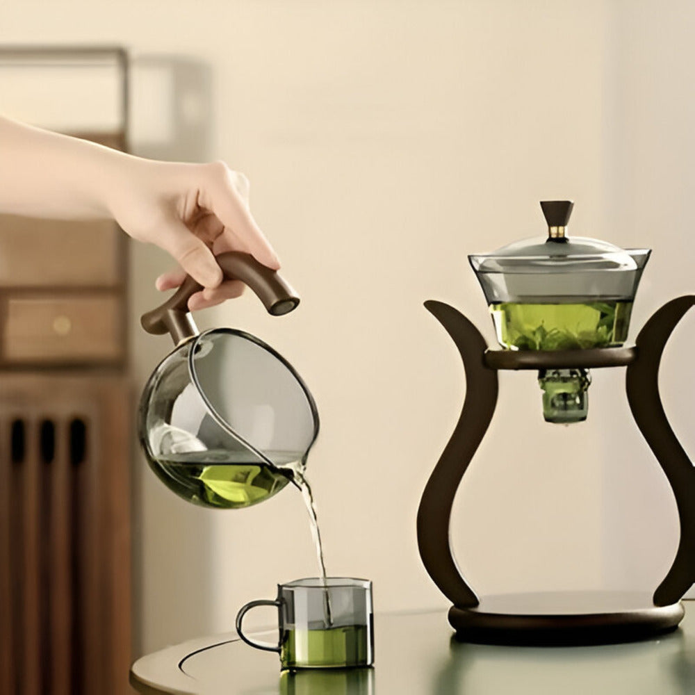 Avtoit | Artisan Magnetic Glass Teapot Set with Infuser – Elegant Drip-Free Glass Teapot for Loose Leaf Tea