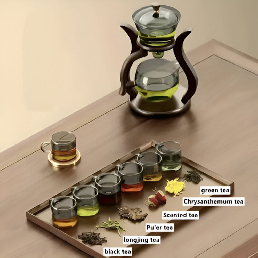 Avtoit | Artisan Magnetic Glass Teapot Set with Infuser – Elegant Drip-Free Glass Teapot for Loose Leaf Tea