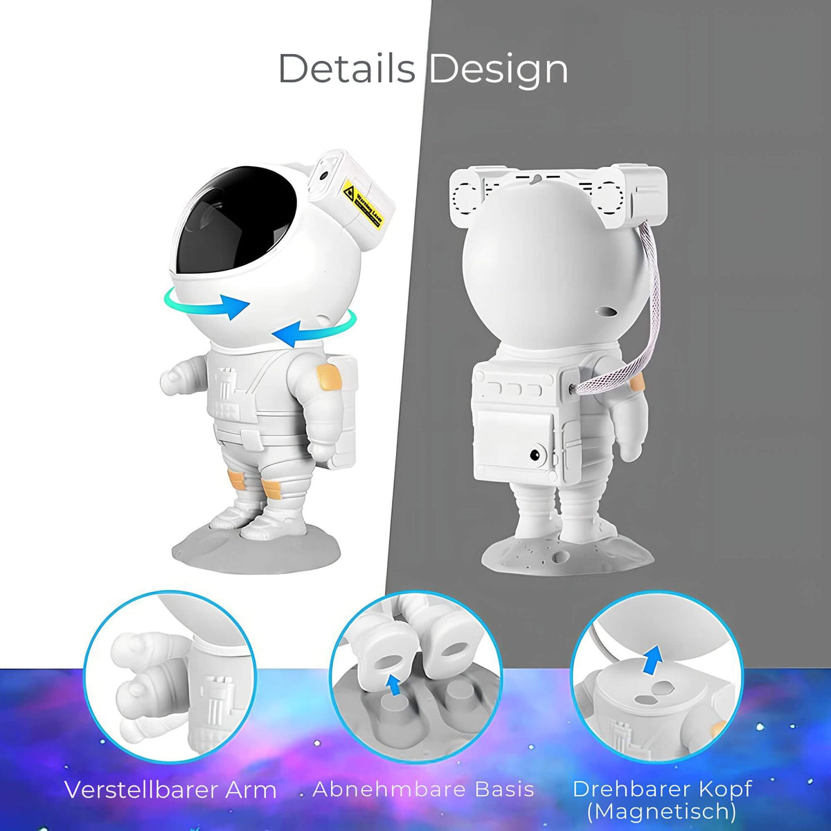 Avtoit | Astronaut Star Projector | Creative Light Source