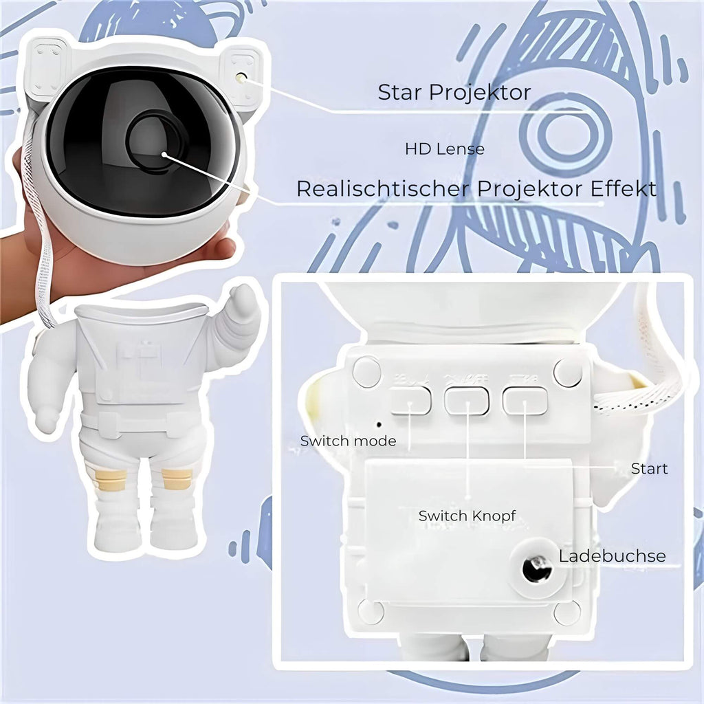 Avtoit | Astronaut Star Projector | Creative Light Source