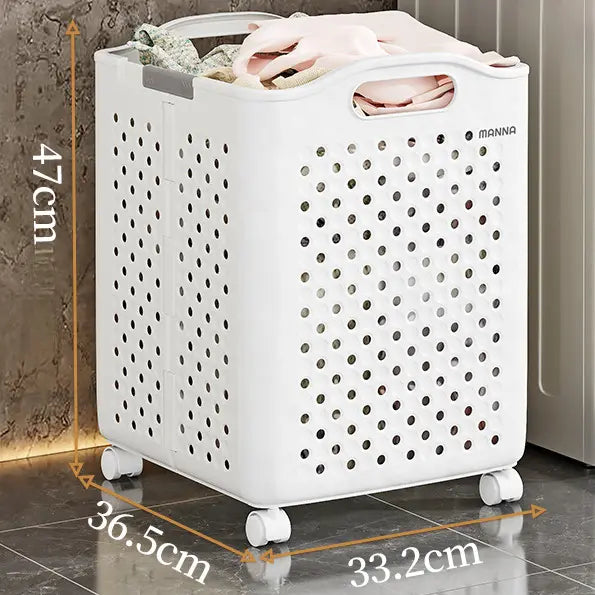 Avtoit | Collapsible Laundry Basket with Wheels | Foldable Laundry Basket 30L 45L 54L
